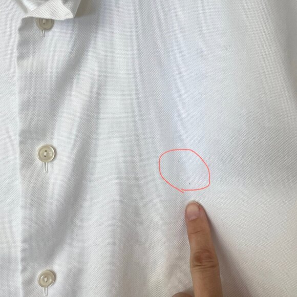 Eton Contemporary Button Up Dress Shirt - Men's Size 42/16.5 - White - Picture 2 of 14